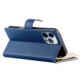 thumbnail image 3 of Funda cartera GANGXUN para iPhone 13 Pro , cuero PU con tarjetero, cremallera, correa de mano, soporte y protección 640°, 3 of 6