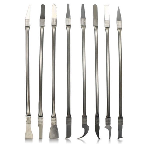 8in 1 IC Chip Repair Thin Tools Set CPU Metal Remover Burin to Remove for Mobile Phone Computer NAND
