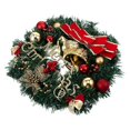 thumbnail image 2 of Chic Christmas Wreath 1Pc Ornament For Shop Window Display 30CM Red Design, 2 of 3