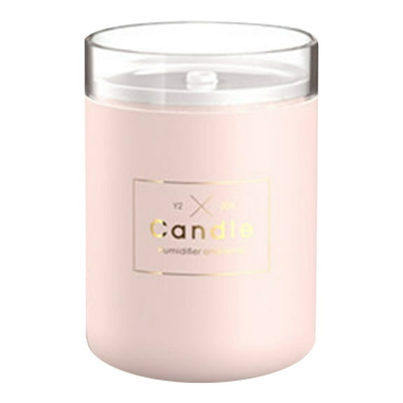 COSMOBETTY 1Set Tabletop Humidifiers for Bedroom Pink Candle Shaped with Skin Softening and Mood Relief