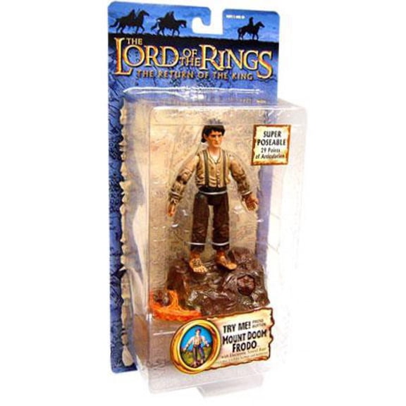 The Lord of the Rings Collectors Series Frodo Baggins Action Figure (Mount Doom)