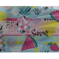 thumbnail image 5 of oneOone Georgette Viscose Light Blue Fabric Tropical Craft Projects Decor Fabric Printed By The Yard 42 Inch Wide, 5 of 5