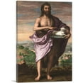 thumbnail image 1 of ARTCANVAS Saint John Baptist 1605 Canvas Art Print by Juan Sanchez Cotan - Size: 12" x 8" (0.75" Deep), 1 of 9