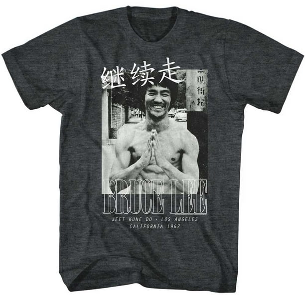 Bruce Lee Chinois Arts Martiaux Icône Jeet Kune Do la Cali 1967 Adulte T-Shirt Tee-Shirt