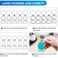 thumbnail image 4 of Sublimation Blanks Keychains Metal Bottle Opener Heat Transfer Sublimation Keychains for Personalized Sublimation Photo, 4 of 6