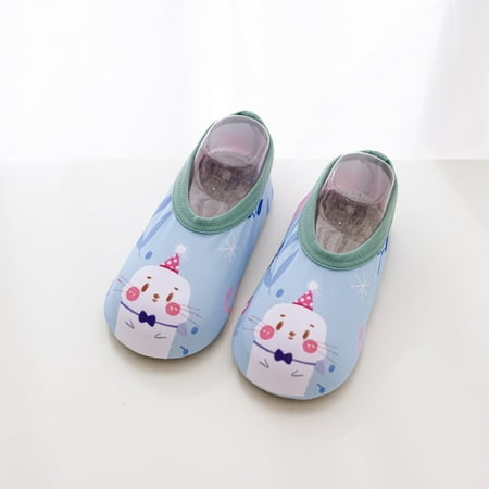 

Leutsin Toddler Girls Boys Socks Breathable Kids Cartoon s Non-slip Cartoon Print Indoor Socks
