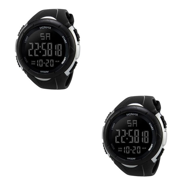 Guardurnaity Man Watch Waterproof Stylish Sports Date Wristwatch Watches Gifts Home Outdoor Birthday Festival Indoor Electronic Display Type2 NO2 Guardurnaity CBP079287