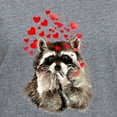 thumbnail image 3 of CafePress - Raccoon Blowing Kisses Cute Animal Love T Shirt - Women's V-Neck Dark T-Shirt, 3 of 4