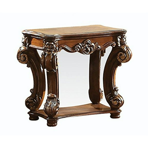 ACME Vendome End Table, Cherry