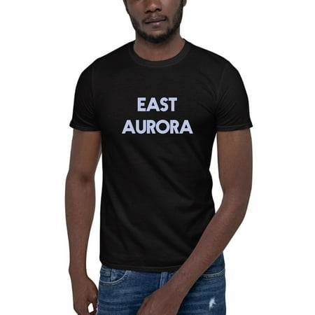 L East Aurora Retro Style Short Sleeve Cotton T-Shirt By Undefined Gifts