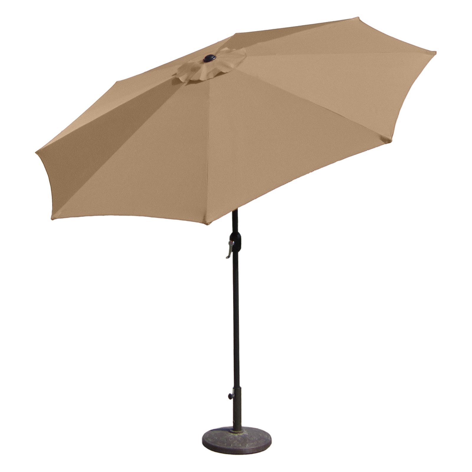 Budge 11ft Aluminum Patio Umbrella With Crank Lift And Tilt Function Walmart Com Walmart Com