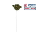 thumbnail image 2 of WWII Aluminum Grave Marker and Aluminum Rod, Cemetery Memorial Flag Holder, Veteran Plaque, Made in USA, 2 of 4