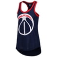 thumbnail image 2 of Women's G-III 4Her by Carl Banks Navy Washington Wizards Showdown Scoop-Neck Racerback Tank Top, 2 of 3
