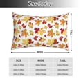 thumbnail image 2 of Sikiie Autumn Leaves 1 Pillow Covers, Throw Pillow Case Cushion Covers,Cushion for Bedroom,Couch,Home-16"x24", 2 of 6