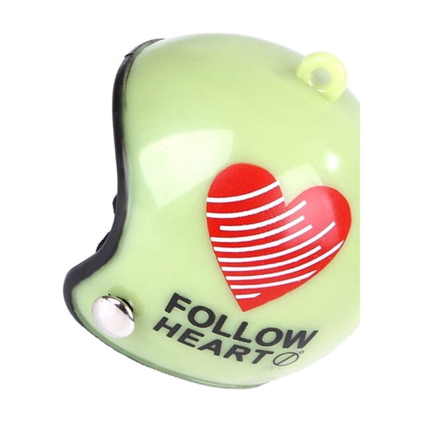 Casco para mascotas sweethay loros sombreros disfraces ajustables protector corazón verde