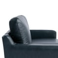 thumbnail image 2 of Serta Hemsworth Mid-Century Modern Style 2 Seater Indoor Loveseat, Navy Blue Leather, 2 of 10