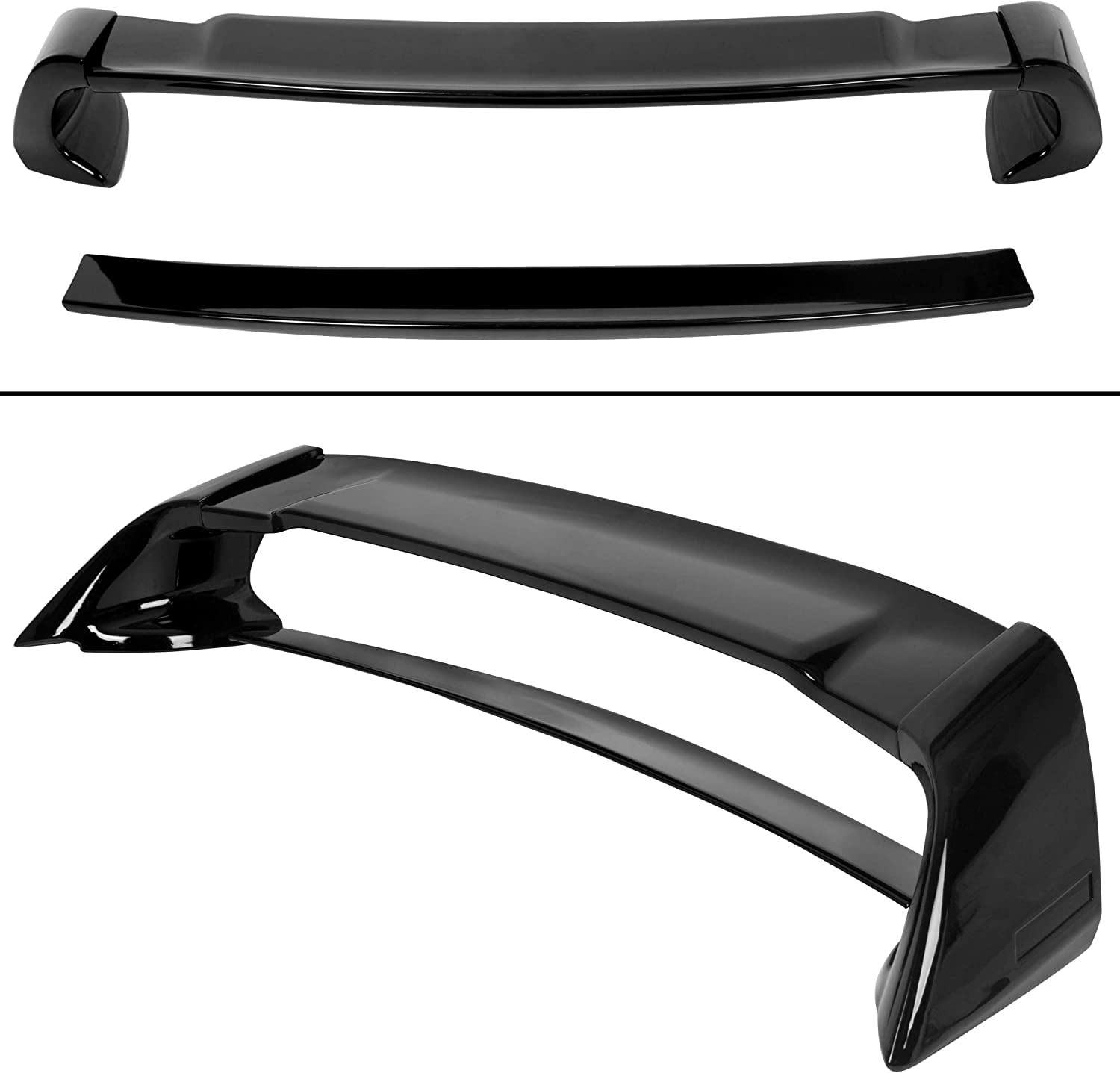 Rear Trunk Spoiler Wing Compatible with 2006-2011 Honda Civic 4