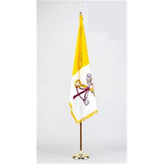 Annin Flagmakers 93200 3 ft. x 5 ft. Nyl-Glo Papal Flag