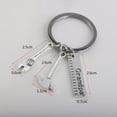 thumbnail image 6 of Limei 1Pcs Keychain, Grandpa Letter Carving Ruler Hammer Wrench Tool Keychain Key Ring for Birthday Gift, 6 of 6