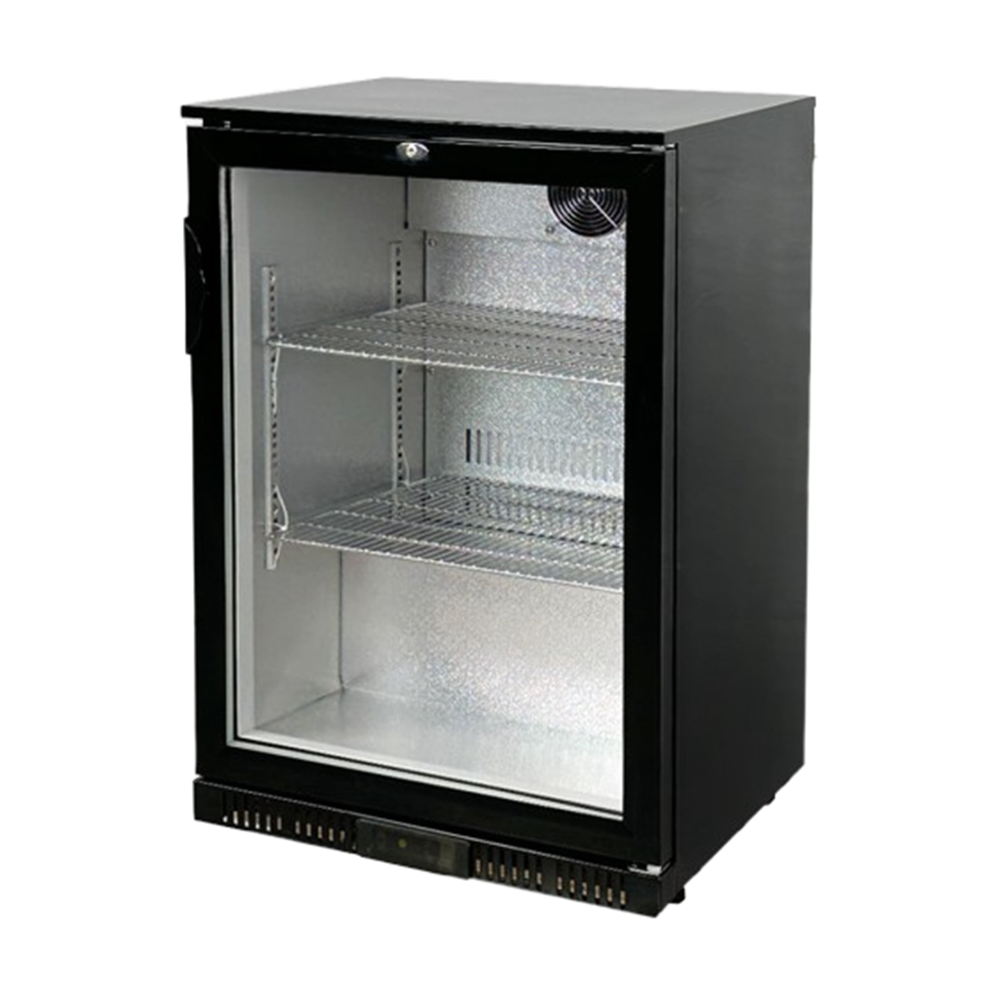 Refrigerated Cabinet Back Bar Cooler 5 Cu. Ft. Tempemed Glass Door