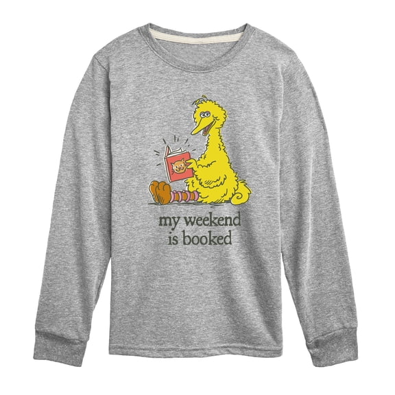 Sesame Street - Weekend Is Booked - Toddler and Youth Long Sleeve T-Shirt