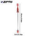 thumbnail image 2 of Yuarrent 1 par ZTTO bicicleta de montaña pincho aleación profesional colorido liberación rápida eje de acero pinchos componentes de ciclismo al aire Ciclismo Rojo Yuarrent OD003319-02B, 2 of 6