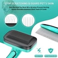 thumbnail image 4 of Qiaoxi Pet Automatic Hair Removal Brush Open Knot Comb Retractable Massage Comb Grooming Supplies for Cat Dog Rabbit, 4 of 8