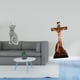 thumbnail image 2 of Figura de gato de resina y escultura de Jesús, adorno decorativo para sala de estar, dormitorio, mesa, estantería, entrada, oficina., 2 of 8