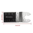 thumbnail image 2 of BTOER 34mm Oscillating Saw Blade High Carbon Steel Multi-Tool Renovator Multi Cutter Blade For Wood Plastic Cutting Tools, 2 of 8