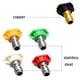 thumbnail image 4 of Puntas para hidrolavadora Boquilla turbo de 4000 PSI Boquilla giratoria para hidrolavadora de 1/4 Boquilla y 5 puntas, 4 of 9
