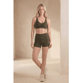 thumbnail image 4 of Women’s Three Pocket Basic Active Shorts, Moisture Wicking Comfortable Wear, 4 of 5