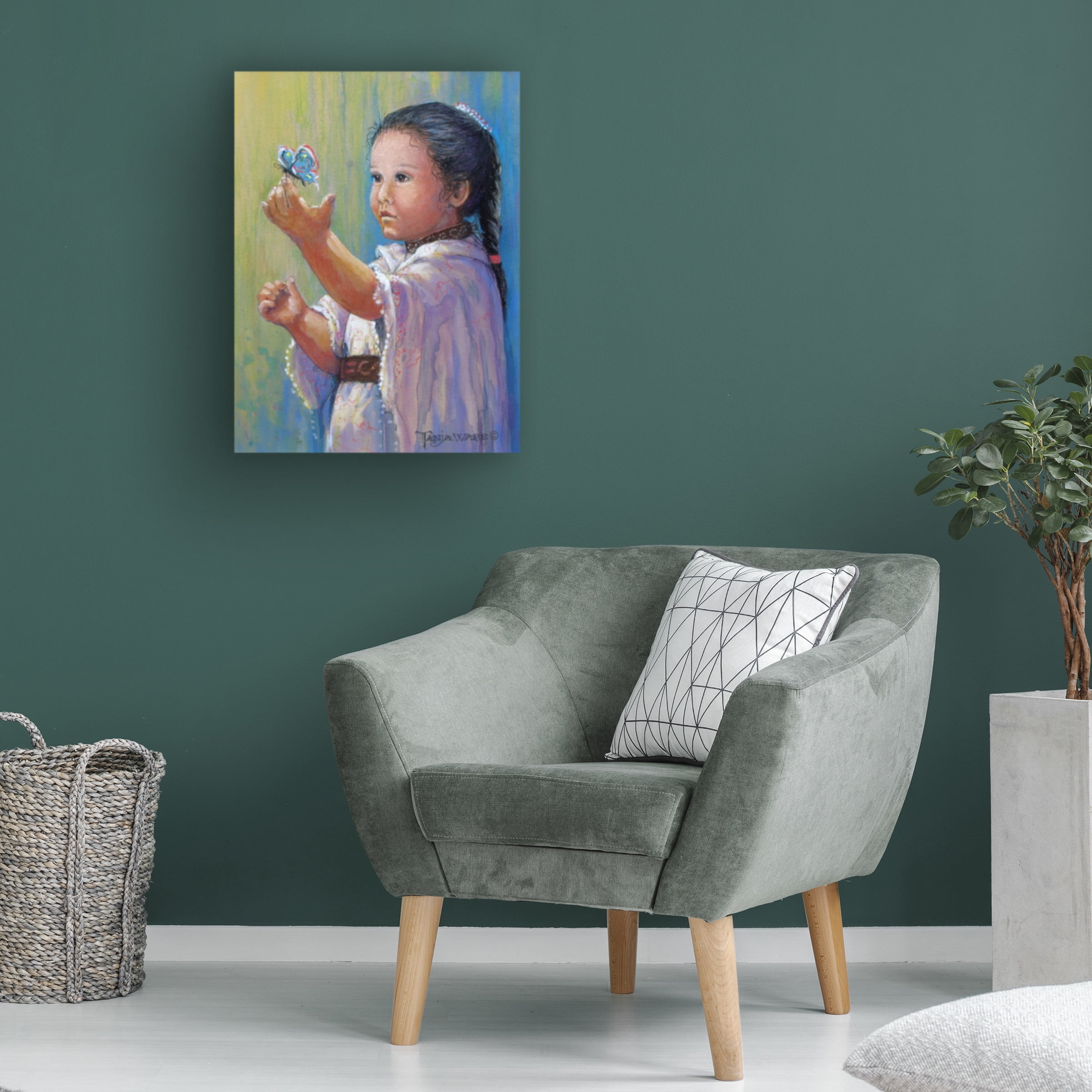 Tanja Ware 'Wonder' Canvas Art