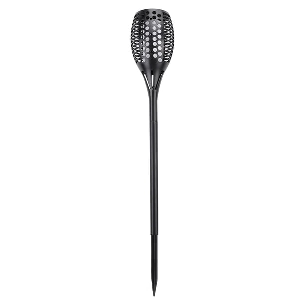Auto On Off Light, Solar Torch Light 96 LED Flame de Iluminación Amarilla Cálida para BBQ