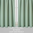 thumbnail image 6 of HA-EMORE Set of 2 Tier Curtains, Weave Textured Short Curtain for Bathroom Waterproof Window Covering Kitchen Cafe Curtains, 6 of 6