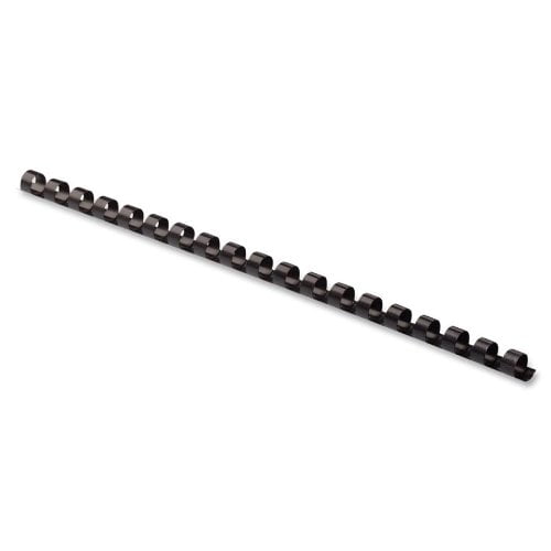 FELLOWES, INC. - BINDING COMBS PLASTIC - BLACK 1/4IN 25PK,DDS MUST BE ORDERED IN MULTIPLES OF CAS