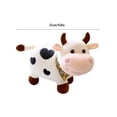 thumbnail image 3 of Muñeco de Peluche Suave de Vaca de 25x20cm, Muñeco de Peluche de Animales de Dibujos Animados Lindo, Relleno de Algodón pp de Felpa Corta, Regalos Ideales para Niño, 3 of 7