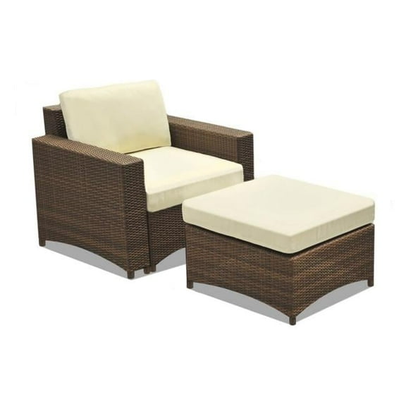 Studio Shine Collection Modular Armchair with Ottman Set