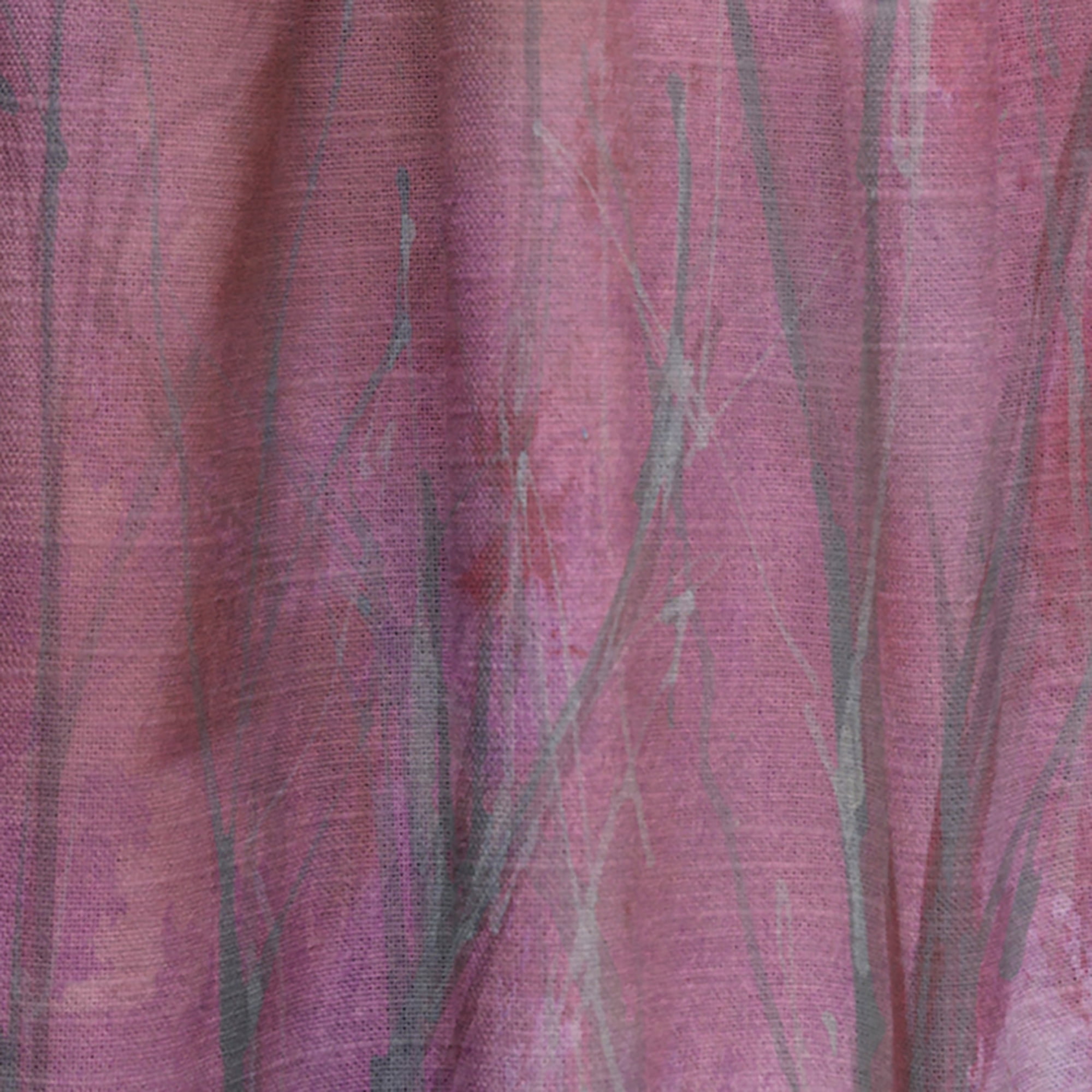 Designart 'Pink Forest Trees' Traditional Curtain Panel