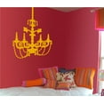 thumbnail image 4 of Baroque Chandelier Wall Art Decal, 4 of 4