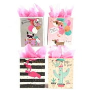 DDI 2315453 Large Premium Happy Birthday Party Surprise Matte Finish Gift Bag with Glitter Embellishments & Hot Stamping with Die Cut Gift Tags - Case of 120