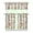 White-84, variant on Kitchen Curtains and Valance Set 36 Inch Tier Pioneer Colorful Floral 3 Pieces Set Dining Room Small Curtain Drapes Cafe Curtains Valance for Home Decor Rod Pocket