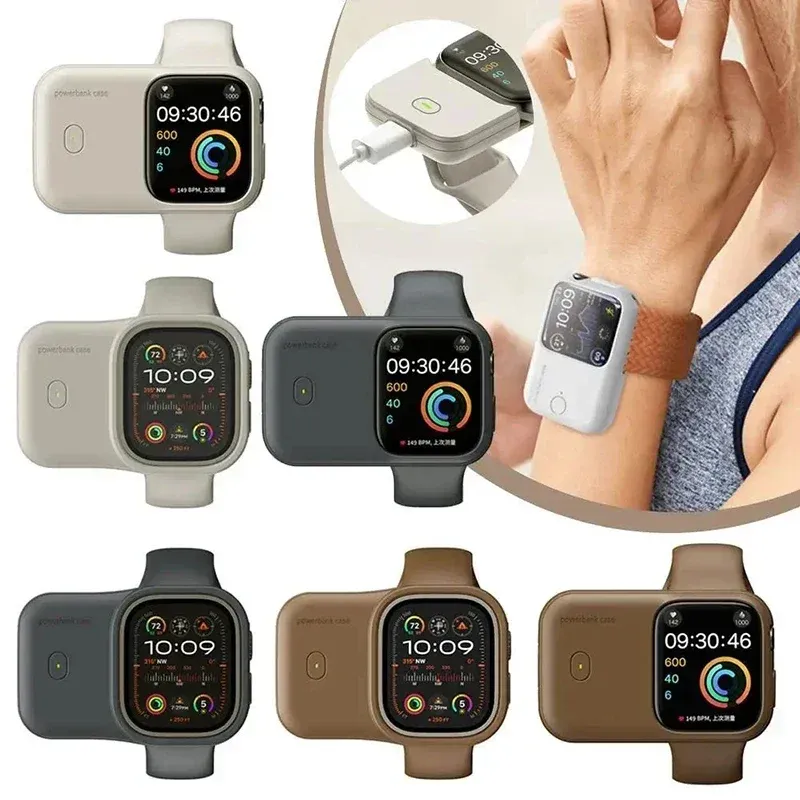 For Apple Watch Wireless Charger Portable Apple Watch 40mm 41mm 44mm 45mm 49mm S8 9 Spare Battery Charging Powerbank For iWatch