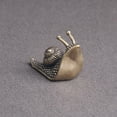 thumbnail image 6 of WHAMVOX 3Pcs Decorative Snail Figurine Exquisite Snail Model Brass Snail Craft Tea Pet Adornment, 6 of 7