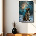 thumbnail image 4 of Irish Wolfhound Dog Lying in The Snow Canvas Print Wall Art Famous Painting for Kids Nursery Bedroom Living Room Office Home, 4 of 6