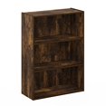 thumbnail image 2 of Furinno Pasir 3-Tier Open Shelf Bookcase, Amber Pine, 2 of 4