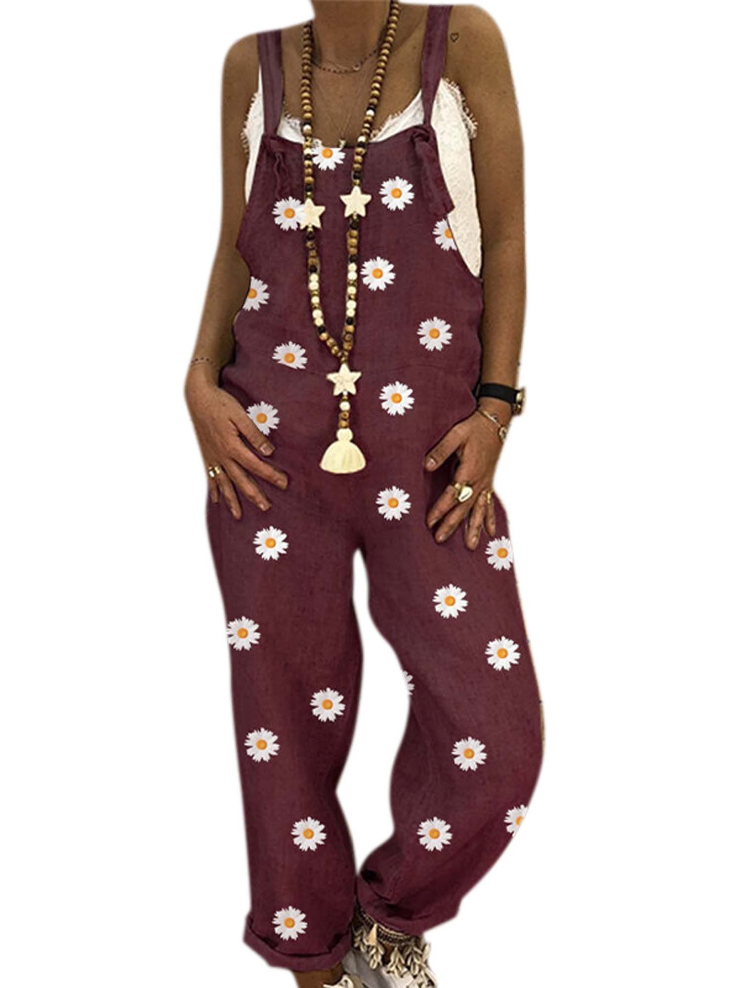 women's floral jumpsuits