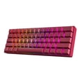 thumbnail image 1 of Teclado Mecánico RGB HK GAMING GK61 60% Hotswap Rosa, 1 of 8