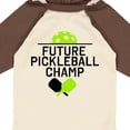 thumbnail image 4 of Inktastic Future Pickleball Champ Boys or Girls Long Sleeve Baby Bodysuit, 4 of 5