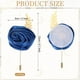 thumbnail image 2 of Uxcell 4 Pcs Boutoneras de Novio Rosa Pines para Hombres Ceremonia de Boda Aniversario Prom Fiesta Formal, Azul Oscuro (4.7"x2"), 2 of 7