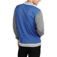 Superman Big Men's Varsity Fleece Jacket, 2XL